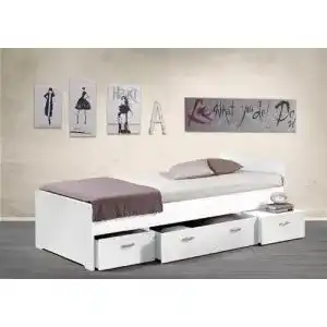 Jugendbett möbelando Bett Einzelbett Bettrahmen Kojen-Bett