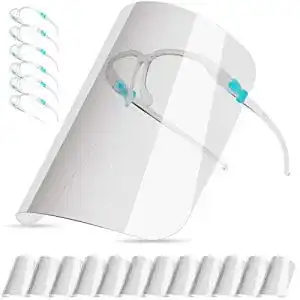 Gesichtsschutz-Brille salipt Transparente Schutzvisier mit 12 Visier