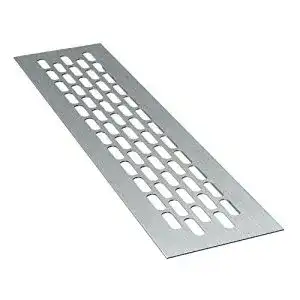 Lüftungsgitter Sossai ® Aluminium, rechteckig, 24,5 x 6 cm