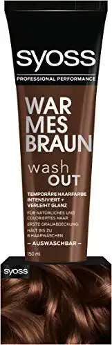 Syoss-Haarfarbe Syoss Wash Out Temporäre, Warmes Braun