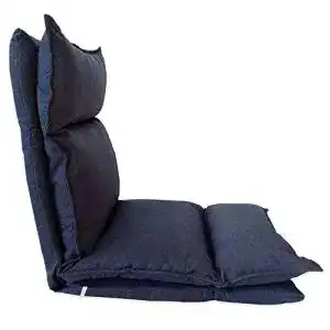 Bodenstuhl Rebecca Mobili Meditationsstuhl Blau Denim