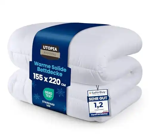 Microfaser-Bettdecke Utopia Bedding Bettdecke 155 x 220 cm