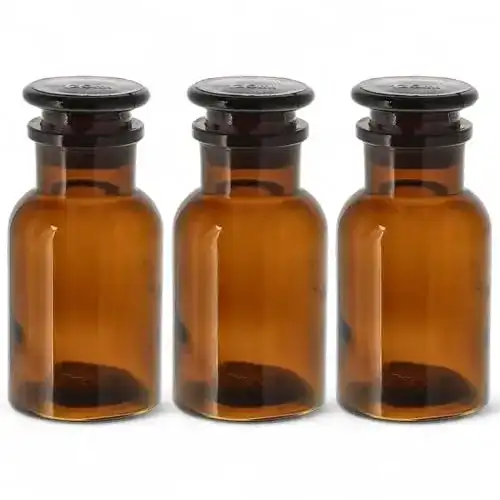 Apothekerflasche GMMH 3 x Weithalsflasche Apothekerglas