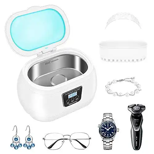 Ultraschallreiniger Schmuck VEEAPE 600ml mit Uhrenhalter