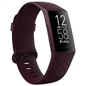 Pulsuhr Fitbit Fitness-Tracker Charge 4 mit GPS, Schwimmtracking