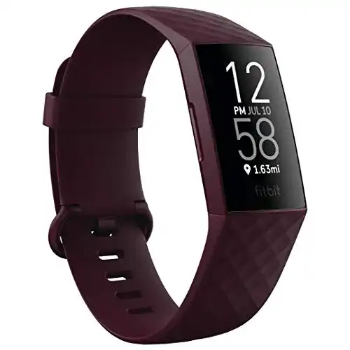 Pulsuhr Fitbit Fitness-Tracker Charge 4 mit GPS, Schwimmtracking