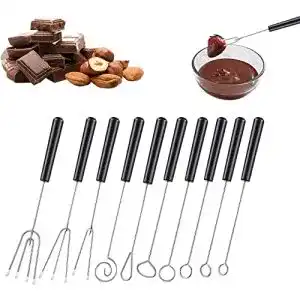 Pralinengabel Estink,10 Stück Schokolade Gabel