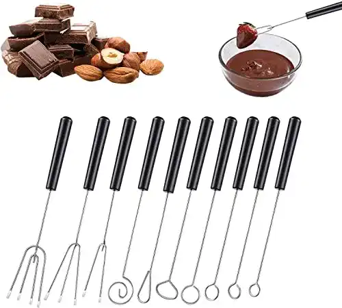 Pralinengabel Estink,10 Stück Schokolade Gabel