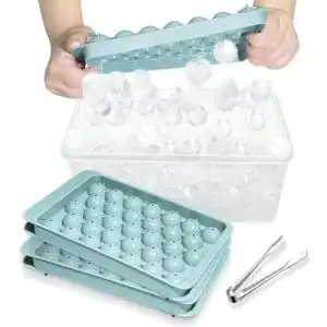 Runde Eiswürfel Miaowoof Mini Eiswürfelform Bälle, Behälter