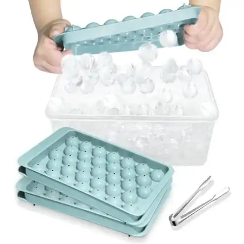 Runde Eiswürfel Miaowoof Mini Eiswürfelform Bälle, Behälter