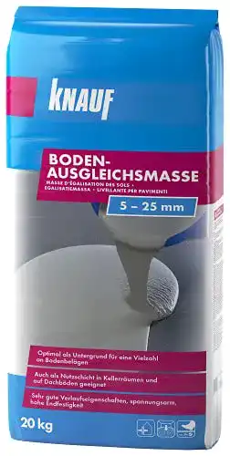 Ausgleichsmasse Knauf 125265 20 kg Boden, Fließ-Spachtel 20-kg