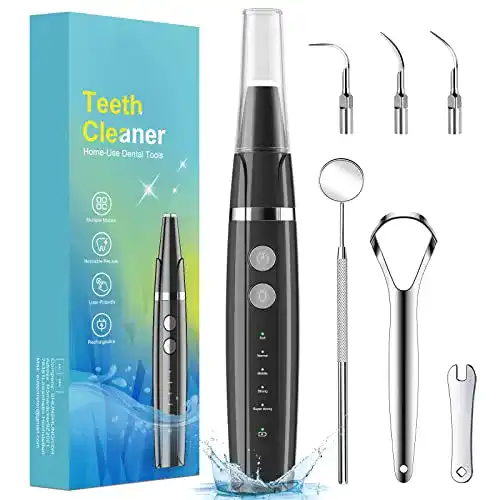 Zahnreinigungsset Powtooth Zahnpflegesets, 3 Reinigungsköpfe