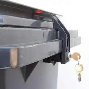 Mülltonnenschloss CTS 60 bis 240 Liter mit Griffleistendeckel