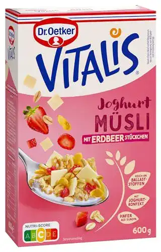 Vitalis-Müsli Dr. Oetker Vitalis Joghurtmüsli, 6 x 600 g