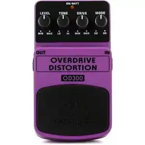 Fuzz-Pedal Behringer OD300 2-Modus-Overdrive/Distortion-Effekt