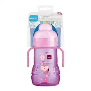 Mam-Trinkflasche MAM Trainer+ 220 ml, Trinkschnabel, Haltegriff