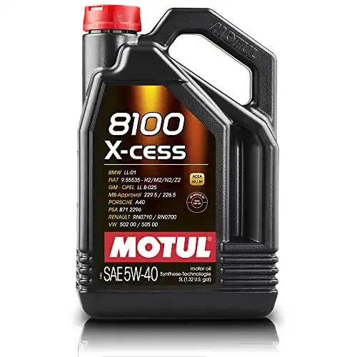Motoröl 5w40 Motul 7250 Motoröle 8100 X-Cess 5W40 5 Lt, 5 L