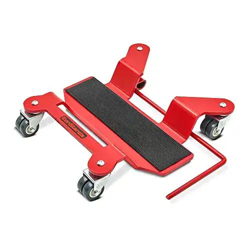 Rangierhilfe Motorrad ConStands Central Mover Rot