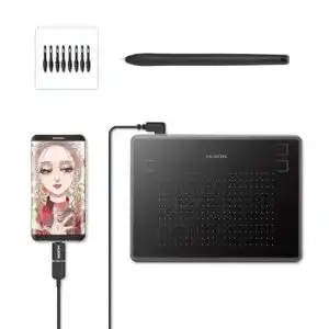 Grafiktablett HUION Inspiroy H430P Zeichentablett, 4,8 x 3 Zoll