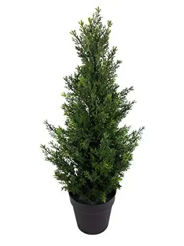Kunstbaum Seidenblumen Roß Zeder, Konifere Natura 60cm