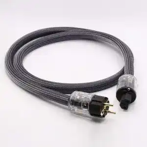 HiFi-Netzkabel JJmooer Reines Kupfer, Wechselstromkabel