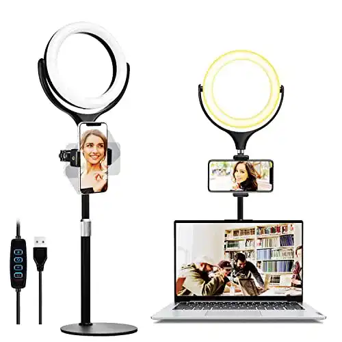 Selfie-Ringlicht Wixann Ringlicht,Ringlicht mit stativ, Ringleuchte