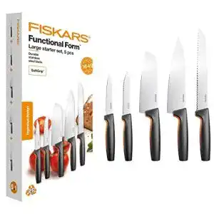 Fiskars-Messer Fiskars Küchenmesser-Set, 5-teilig, Functional Form