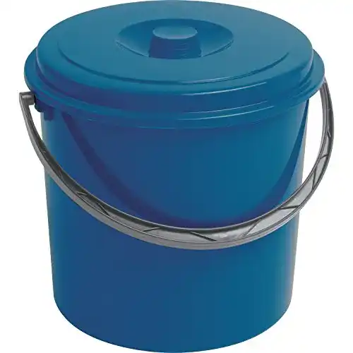 Eimer mit Deckel CURVER Eimer 12L mit Deckel blau
