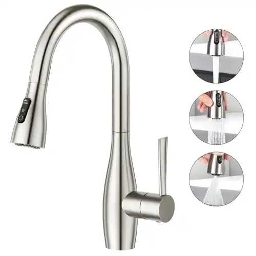 Die beste Küchenarmatur ausziehbar CREA Wasserhahn, 360° drehbar 2026 Test Bestseller Küchenarmatur ausziehbar CREA Wasserhahn, 360° drehbar