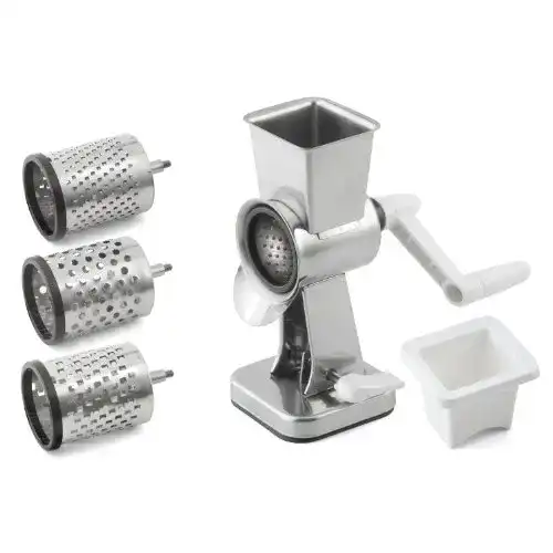 Trommelreibe Weis 15083 Universalreibe, Edelstahl, 3 Einsätze