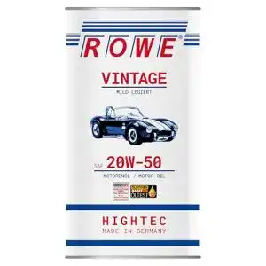 Motoröl 20w50 ROWE – 5 Liter HIGHTEC VINTAGE SAE 20W-50 MILD