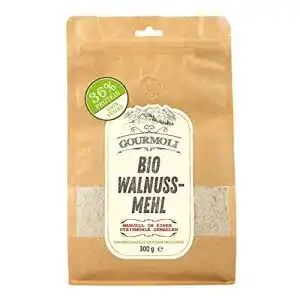 Walnussmehl GOURMOLI, nativ aus entölten Walnusskernen, 300 g