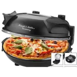 Pizzamaker Frank & Müller, 1200W 350C 32cm Schwarz