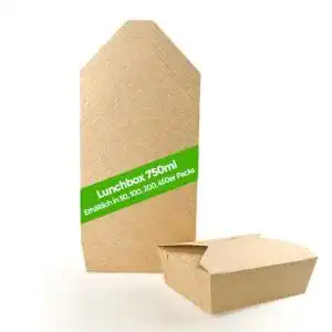 Take-away-Box Ecocleo ® Eco Speise Box mit Deckel 50 Stk.