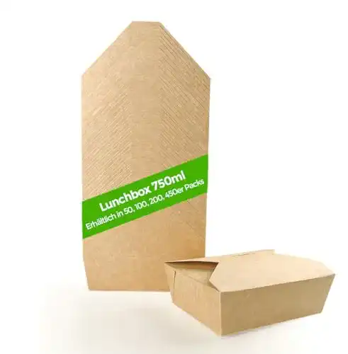 Die beste Take-away-Box Ecocleo ® Eco Speise Box mit Deckel 50 Stk. 2026 Test Bestseller Take-away-Box Ecocleo ® Eco Speise Box mit Deckel 50 Stk.
