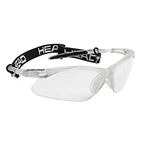 Squashbrille HEAD Icon Pro Racquetball Schutzbrille für Racquetball, Anti-Beschlag- und kratzfest, mit UV-Schutz
