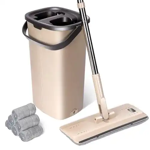 Fliesenwischer Masthome Wischmopp und Putzeimer Set
