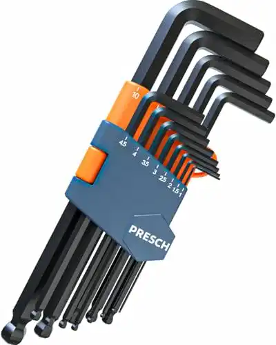 Die beste Inbusschlüssel PRESCH Innensechskant Satz 13 tlg Kugelkopf HX 2026 Test Bestseller Inbusschlüssel PRESCH Innensechskant Satz 13 tlg Kugelkopf HX
