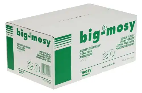 Steckschaum MOSY BIG, 20 Ziegel a 23x11x8cm