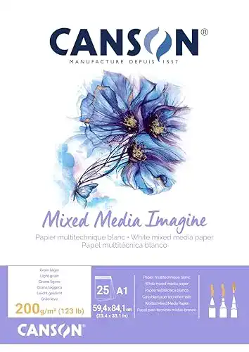 Plakatpapier Canson 200005969 Imagine Mix-Media Papier, A1