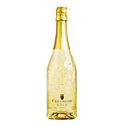 Sekt Elfenhof Die Laune mit Goldflocken – Das flüssige Geschenk