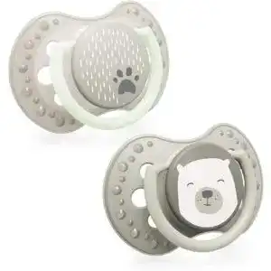 Leuchtschnuller LOVI 2x dynamischer Silikon-Schnuller 6-18 Monate
