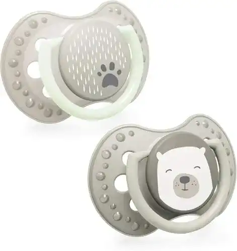 Leuchtschnuller LOVI 2x dynamischer Silikon-Schnuller 6-18 Monate