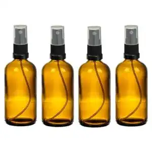 Sprühflasche Braunglas AP 4x otheker-Sprühflaschen 100ml
