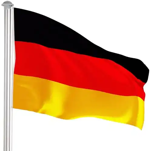 Fahnenmast BRUBAKER Aluminium Flaggenmast 6 m mit Erdhülse