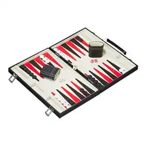 Backgammon-Koffer Relaxdays 10023503 hochwertiges Set