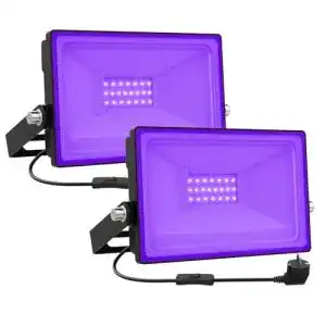 Schwarzlicht-Strahler Onforu 2er 20W LED Schwarzlicht Strahler