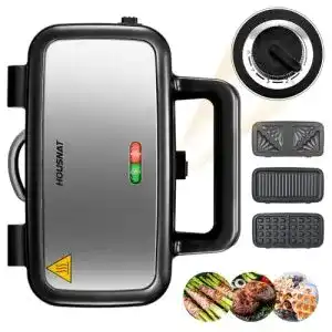 Sandwichmaker 3-in-1 HOUSNAT Sandwichmaker 1200 Watt