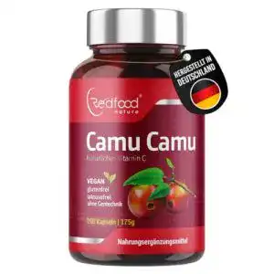 Camu-Camu-Kapseln Redfood Camu Camu Extrakt 600mg
