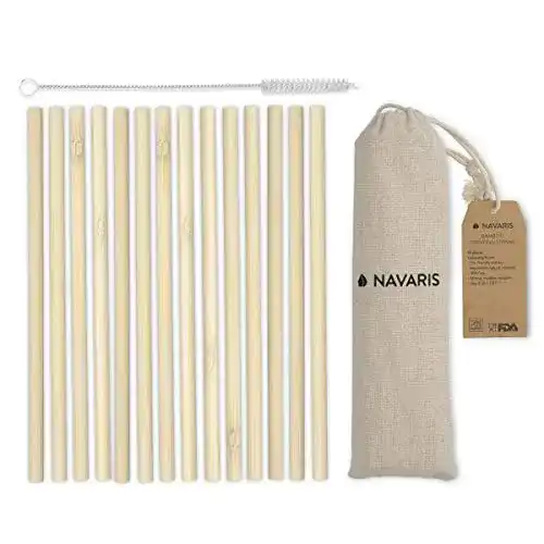 Die beste Bambus-Strohhalme Navaris 14x Bambus Strohhalme Set 2026 Test Bestseller Bambus-Strohhalme Navaris 14x Bambus Strohhalme Set
